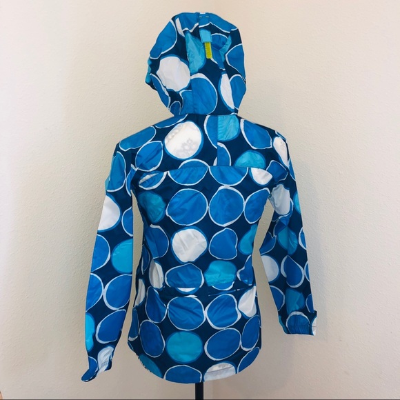 Lands End Blue Circle Windbreaker - Picture 2 of 4